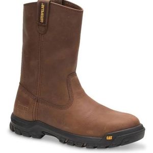 Caterpillar Men's Tan Leather Work Boots